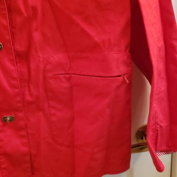Talbots Red Fall/Spring Jacket Size XL - Picture 4 of 7